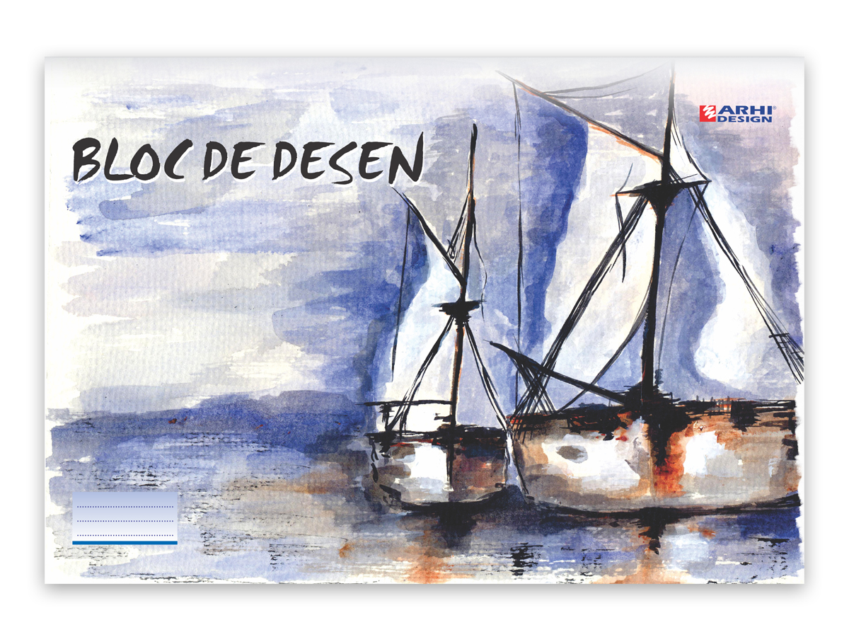 bloc desen a3 16 file policromie arhidesign papetarie birotica uujdy